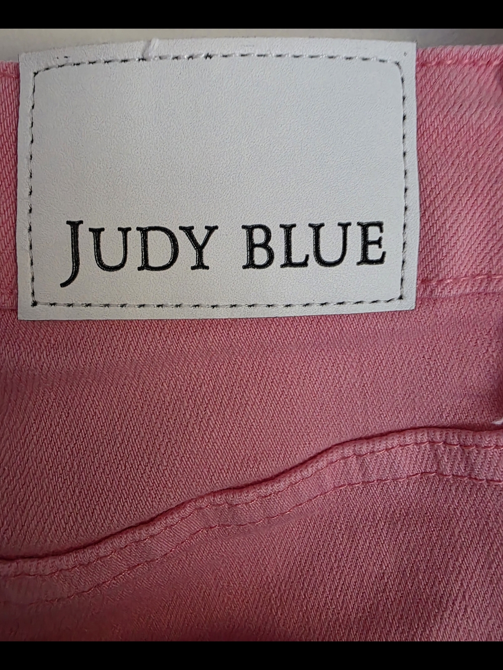 Judy Blue Pink High-Rise Denim Shorts 1xl - Picture 5 of 6